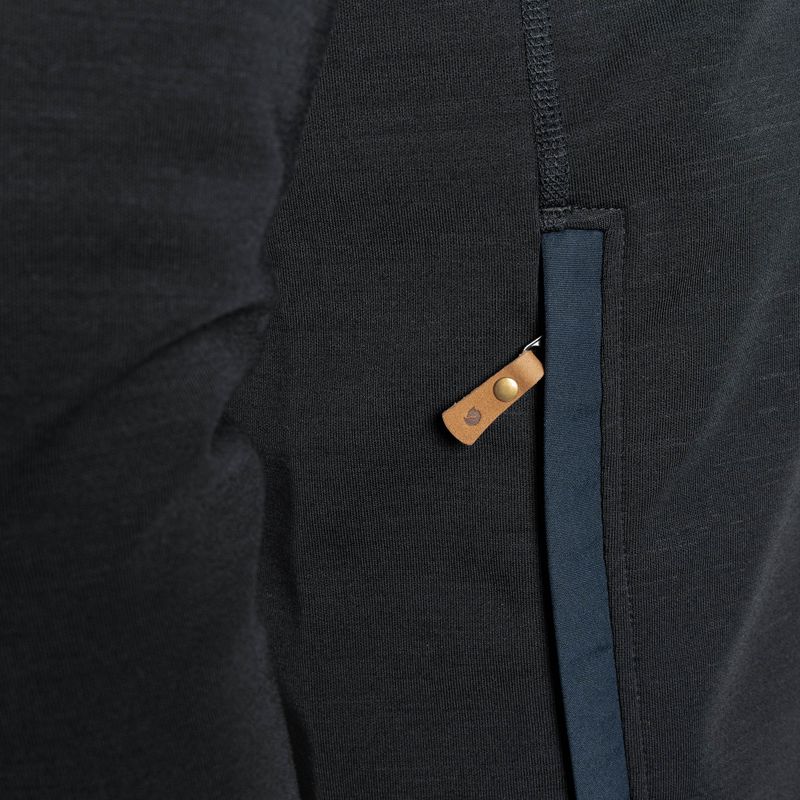 Кофта трекінгова чоловіча Fjällräven Keb Fleece Hoodie dark navy 6