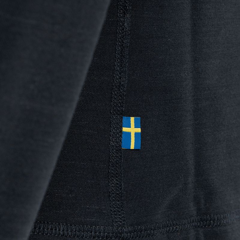 Кофта трекінгова чоловіча Fjällräven Keb Fleece Hoodie dark navy 8