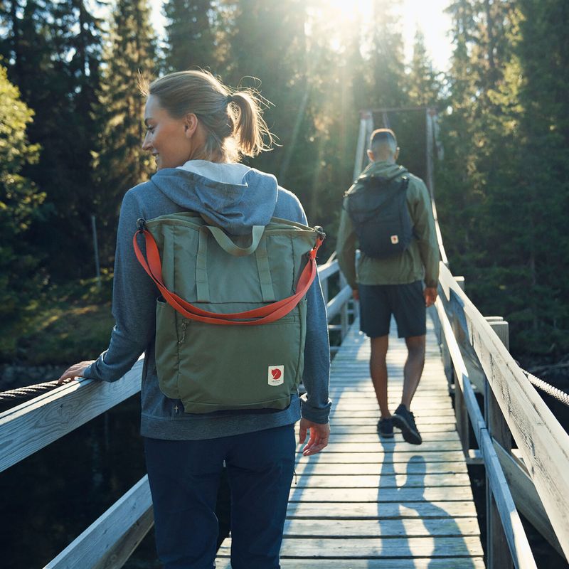 Туристичний рюкзак Fjällräven High Coast Totepack 23 л чорний 4