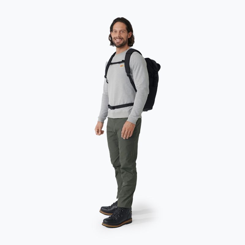 Туристичний рюкзак Fjällräven Ulvo Rolltop 30 л чорний 4