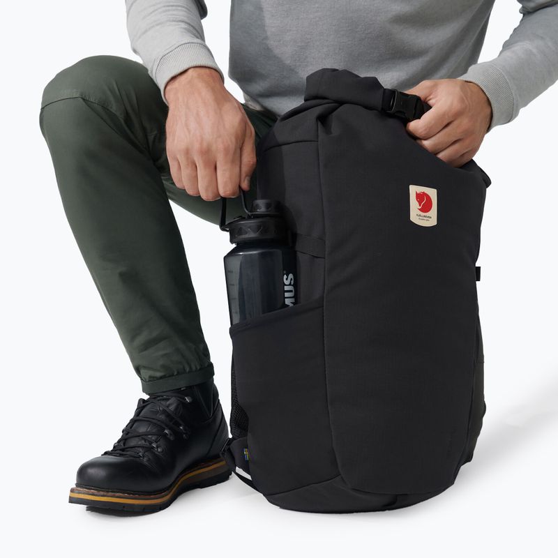 Туристичний рюкзак Fjällräven Ulvo Rolltop 30 л чорний 8