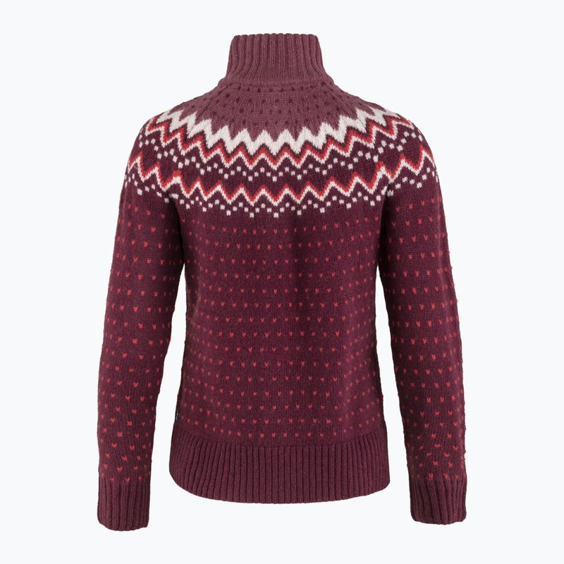 Светр жіночий Fjällräven Övik Knit Cardigan dark garnet 2