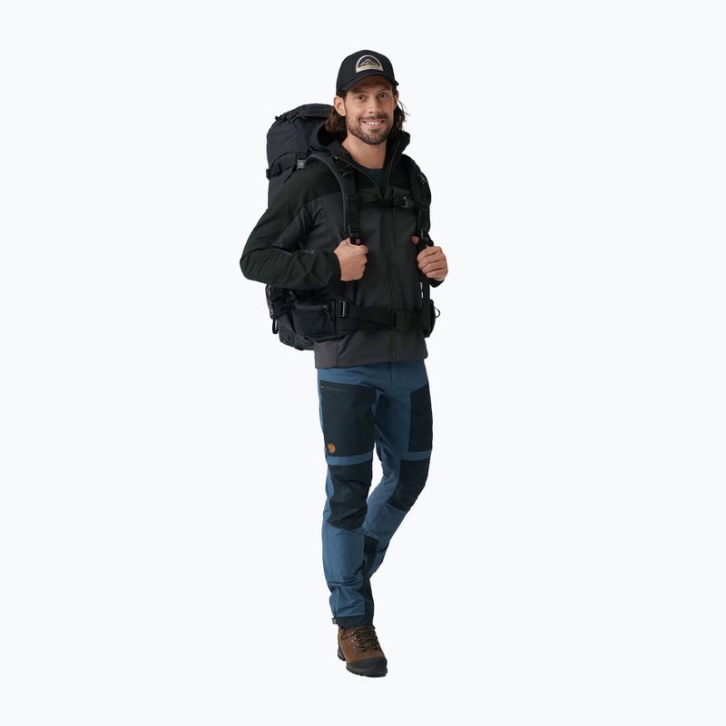 Штани трекінгові чоловічі Fjällräven Keb Agile indigo blue/dark navy 2