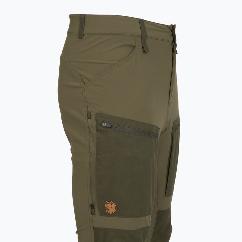 Штани трекінгові чоловічі Fjällräven Keb Agile laurel green/deep forest 3