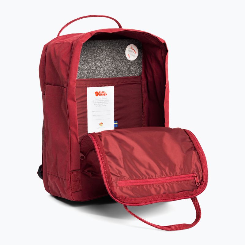 Рюкзак міський Fjällräven Kanken Laptop 15" 18 l ox red 4