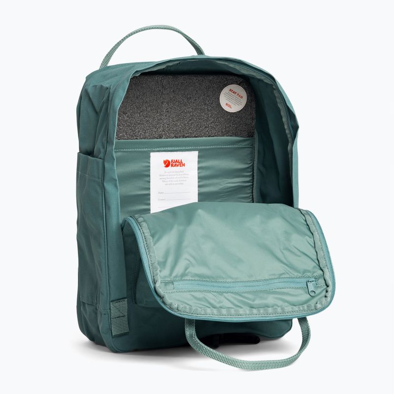 Рюкзак міський Fjällräven Kanken Laptop 15" 18 l frost green 4