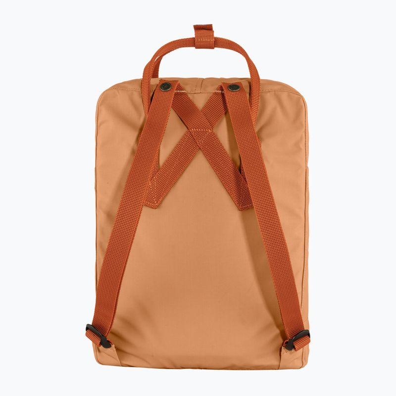 Туристичний рюкзак Fjällräven Kanken 16 л персиковий пісок/теракотовий коричневий 3