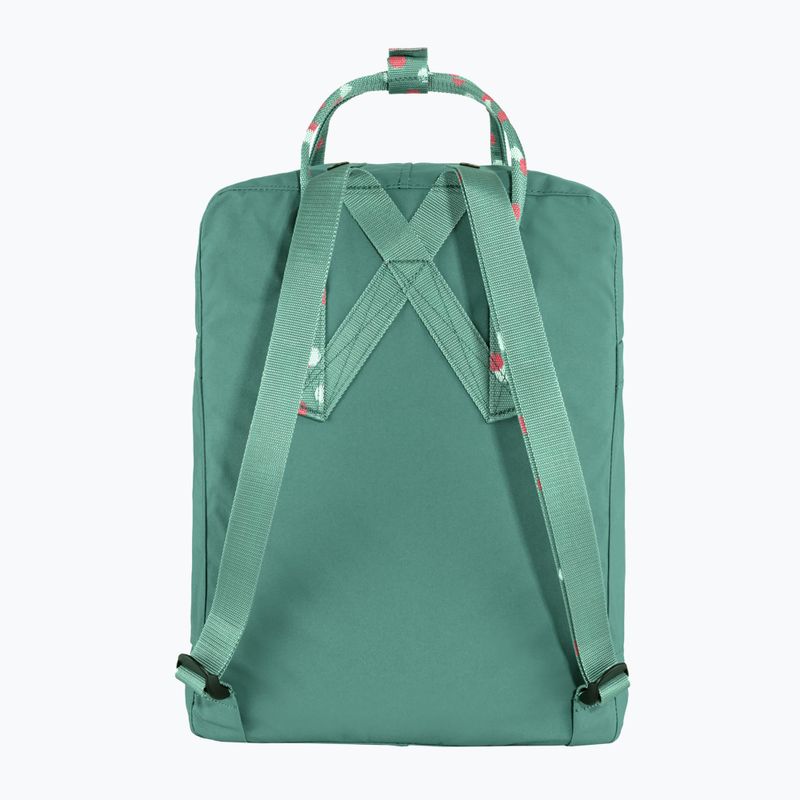 Туристичний рюкзак Fjällräven Kanken 16 л морозно-зелений/конфетті 3
