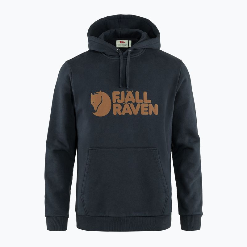 Кофта трекінгова чоловіча Fjällräven Logo Hoodie dark navy 6