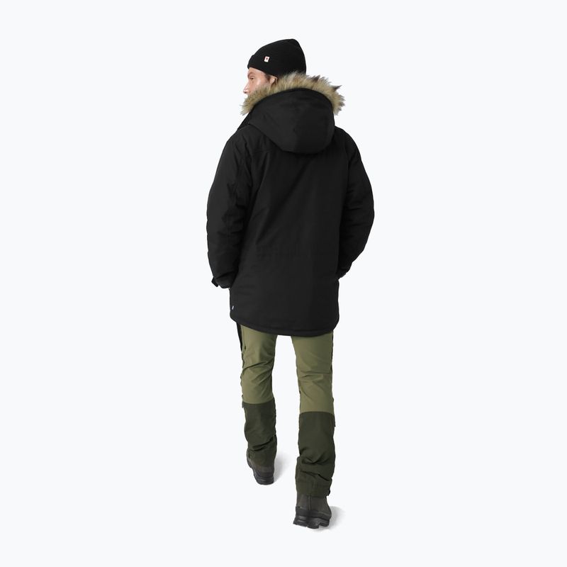 Куртка зимова чоловіча Fjällräven Nuuk Parka black 3