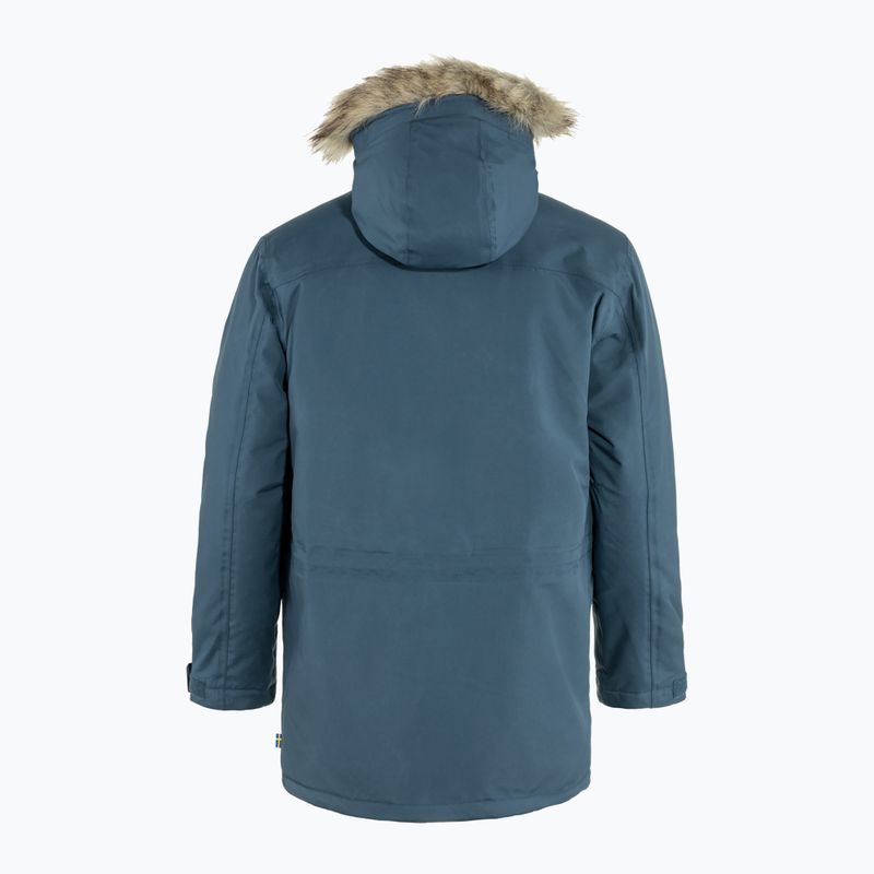 Куртка зимова чоловіча Fjällräven Nuuk Parka mountain blue 2