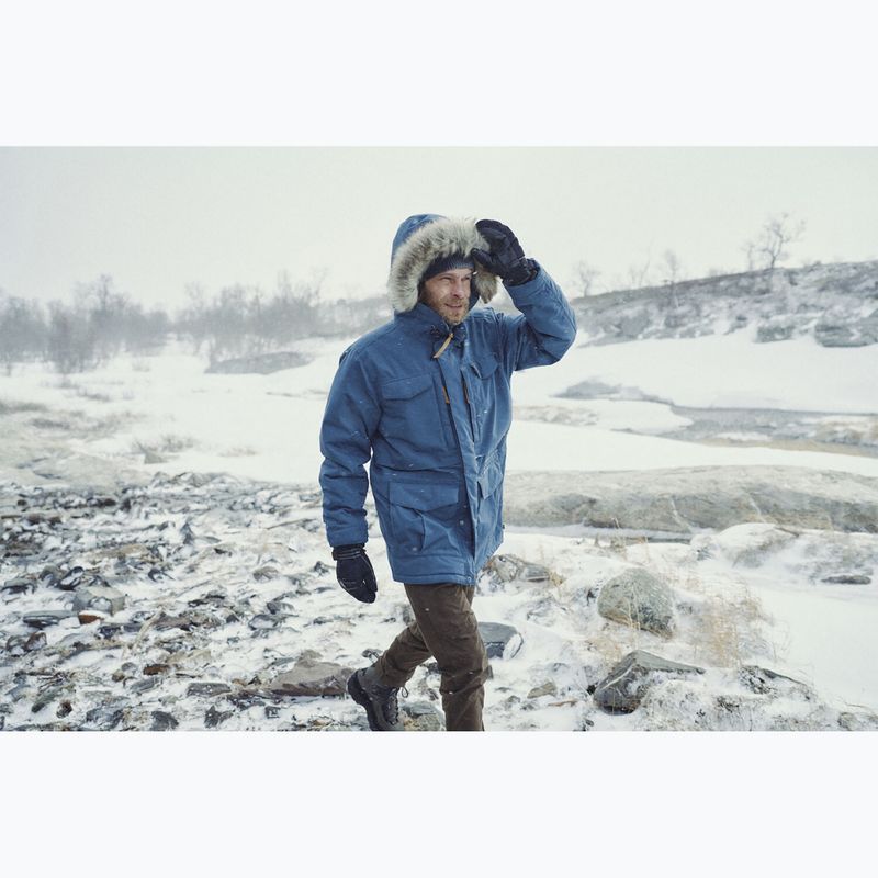 Куртка зимова чоловіча Fjällräven Nuuk Parka mountain blue 3