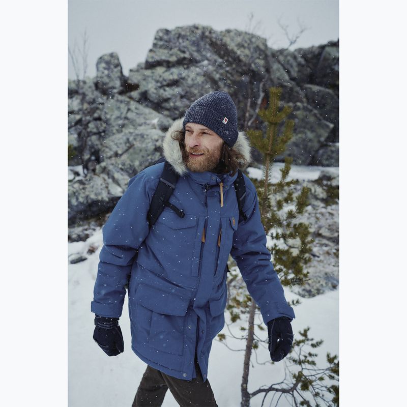 Куртка зимова чоловіча Fjällräven Nuuk Parka mountain blue 4