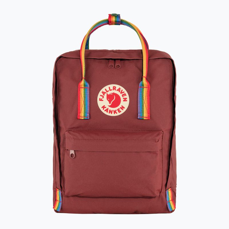 Рюкзак міський Fjällräven Kanken Rainbow 16 л ox red/rainbow pattern