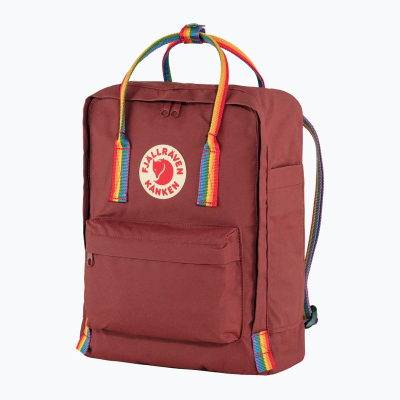 Рюкзак міський Fjällräven Kanken Rainbow 16 л ox red/rainbow pattern 2