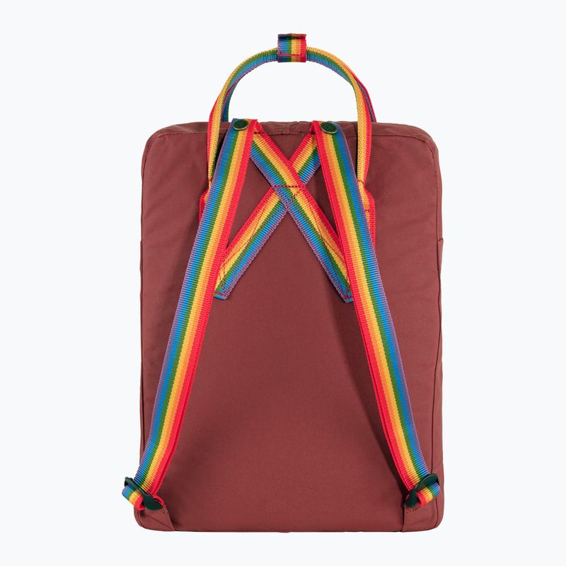 Рюкзак міський Fjällräven Kanken Rainbow 16 л ox red/rainbow pattern 3