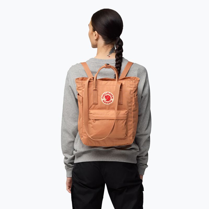 Рюкзак Fjällräven Kanken Totepack 14 л пустельний коричневий 8