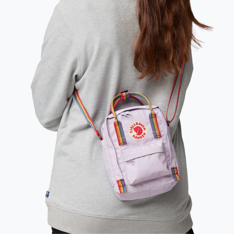 Слінг Fjällräven Kanken Rainbow Sling 2.5 л пастельна лаванда/веселка 6