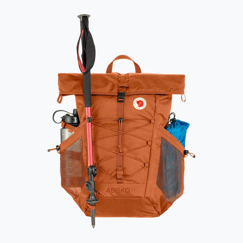 Туристичний рюкзак Fjällräven Abisko Hike Foldsack 25 л теракотовий коричневий 5