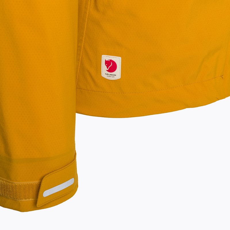 Куртка дощовик жіноча Fjällräven HC Hydratic Trail mustard yellow 3