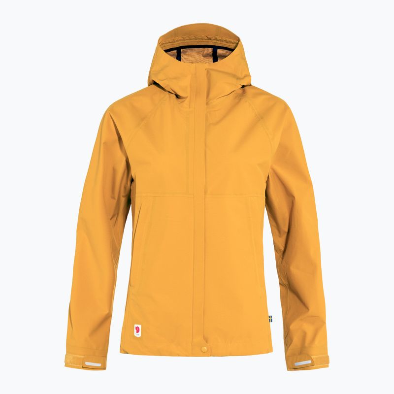 Куртка дощовик жіноча Fjällräven HC Hydratic Trail mustard yellow 6