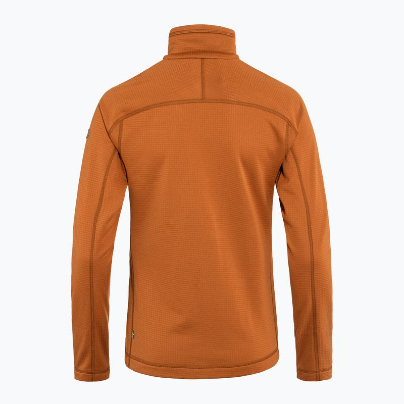 Кофта трекінгова жіноча Fjällräven Abisko Lite Fleece terracotta brown 7