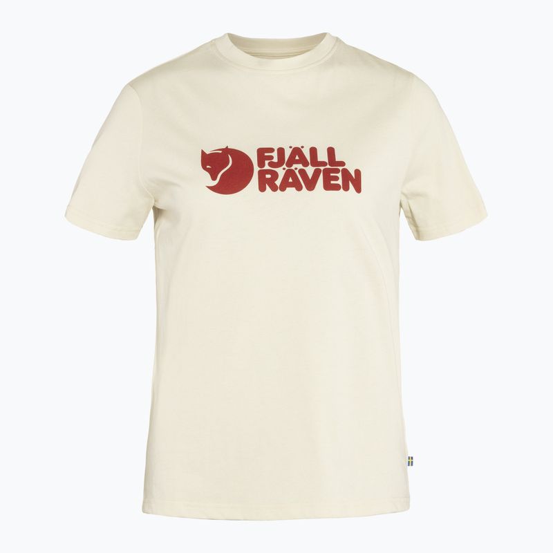 Футболка трекінгова жіноча Fjällräven Logo chalk white 3