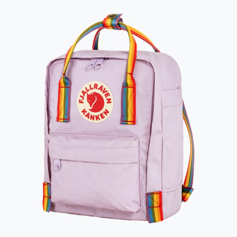 Рюкзак міський Fjällräven Kanken Rainbow Mini 7 л pastel lavender/rainbow pattern 2
