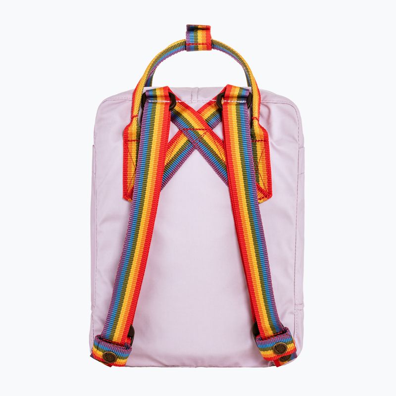 Рюкзак міський Fjällräven Kanken Rainbow Mini 7 л pastel lavender/rainbow pattern 3