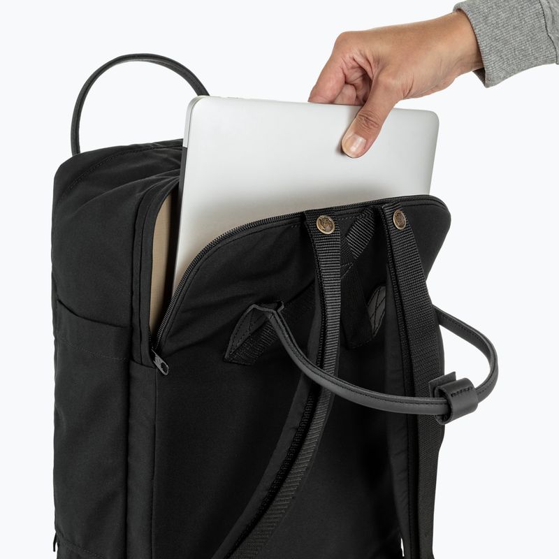 Рюкзак міський Fjällräven Kanken no. 2 Black Laptop 15" 18 л black 11