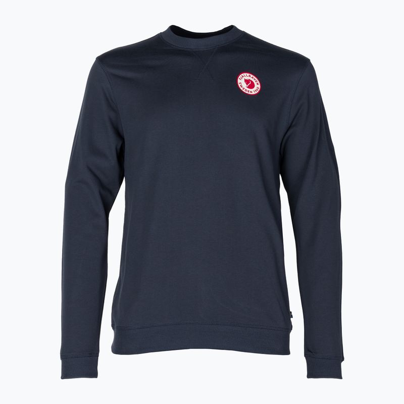 Кофта трекінгова чоловіча Fjällräven 1960 Logo Badge Sweater 555 dark navy