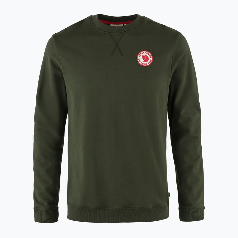 Кофта чоловіча Fjällräven 1960 logo Badge Sweater deep forest