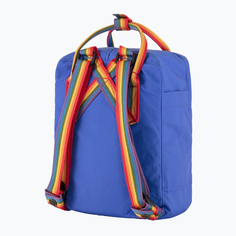 Рюкзак міський Fjällräven Kanken Rainbow Mini 7 л cobalt blue 3