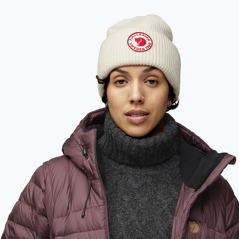 Зимова шапка Fjällräven 1960 Logo Hat крейда біла 3