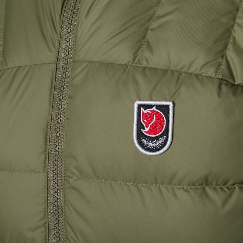 Пуховик чоловічий Fjällräven Expedition Pack Down Hoodie green/mustard yellow 3