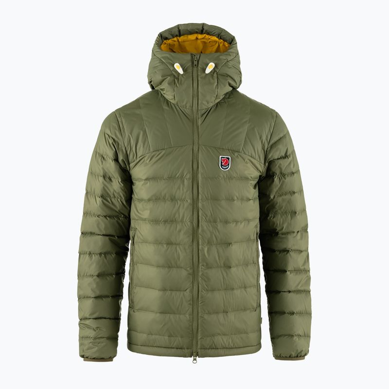 Пуховик чоловічий Fjällräven Expedition Pack Down Hoodie green/mustard yellow 5