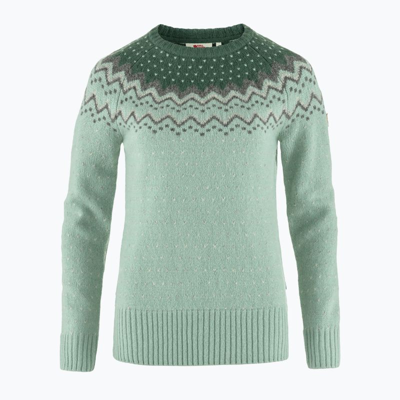 Светр жіночий Fjällräven Övik Knit Sweater mistry green/deep patina