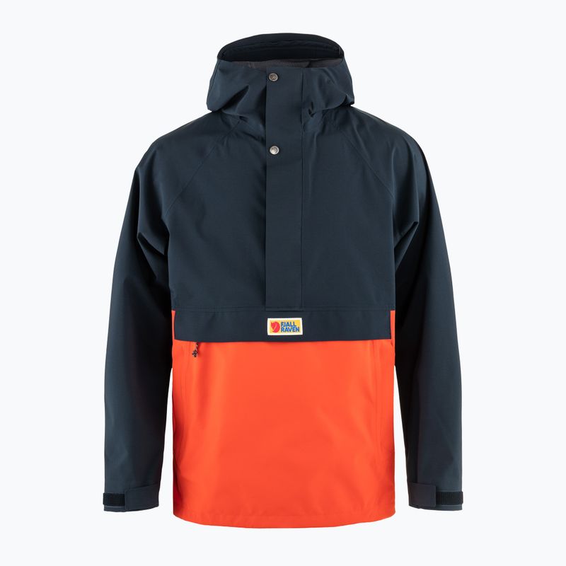 Чоловічий дощовик Fjällräven Vardag Hydratic Anorak темно-синій/полум'яно-помаранчевий 7