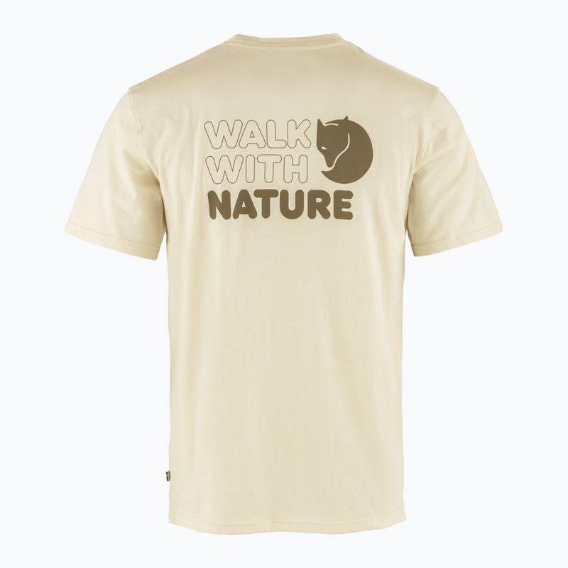 Футболка чоловіча Fjällräven Walk With Nature chalk white 2