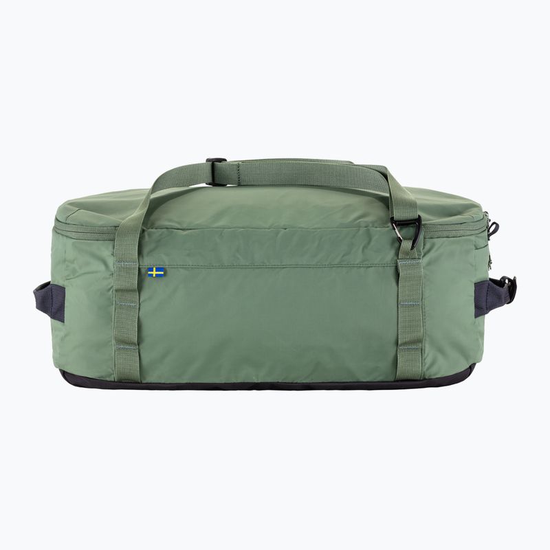 Туристична сумка Fjällräven High Coast Duffel 22 л зеленого кольору з патиною 3