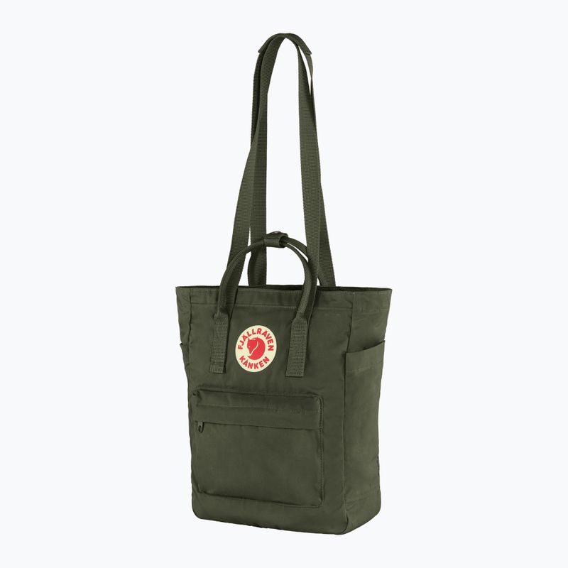 Сумка 2в1 Fjällräven Kanken Totepack 14 л deep forest 3