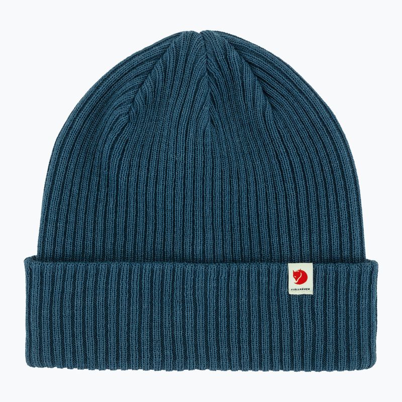 Шапка зимова Fjällräven Rib Hat indigo blue 2