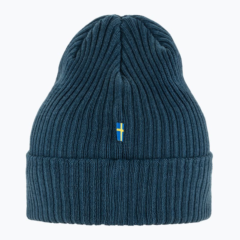 Шапка зимова Fjällräven Rib Hat indigo blue 3