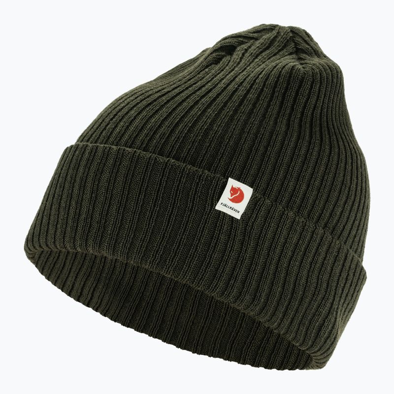 Шапка зимова Fjällräven Rib Hat deep forest 2
