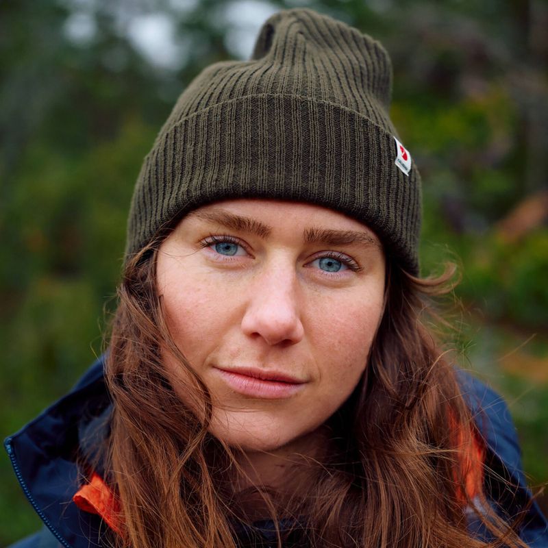 Шапка зимова Fjällräven Rib Hat deep forest 6
