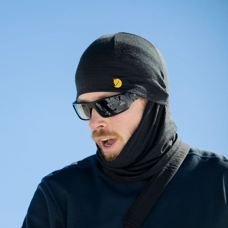 Балаклава Fjällräven Bergtagen Merino black 2