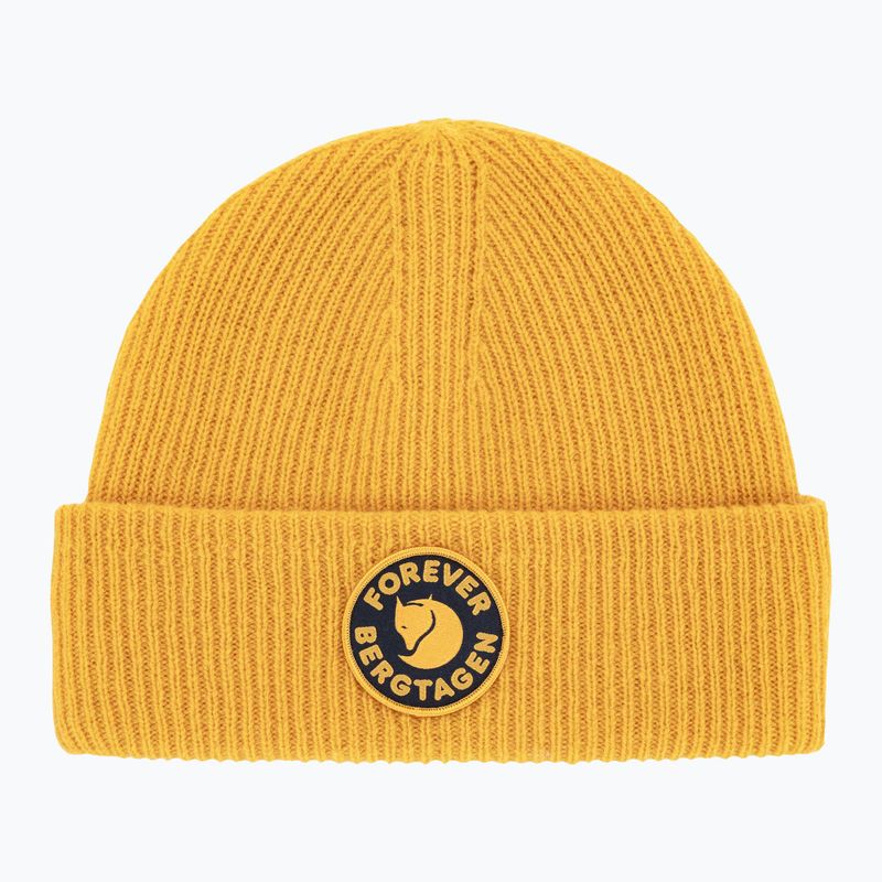Шапка зимова Fjällräven Bergtagen Forever Wool mustard yellow 3