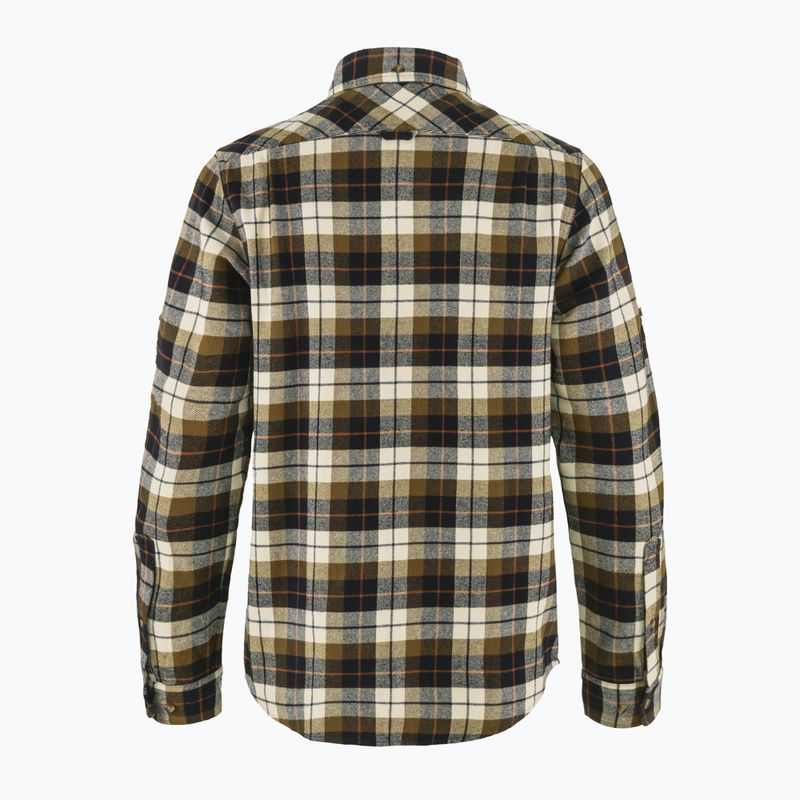 Сорочка чоловіча Fjällräven Singi Heavy Flannel chalk white/dark navy 2