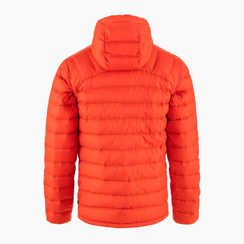 Пуховик чоловічий Fjällräven Expedition Pack Down flame orange/un blue 2