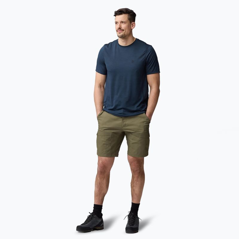Футболка трекінгова чоловіча Fjällräven Abisko Lite dark navy 2